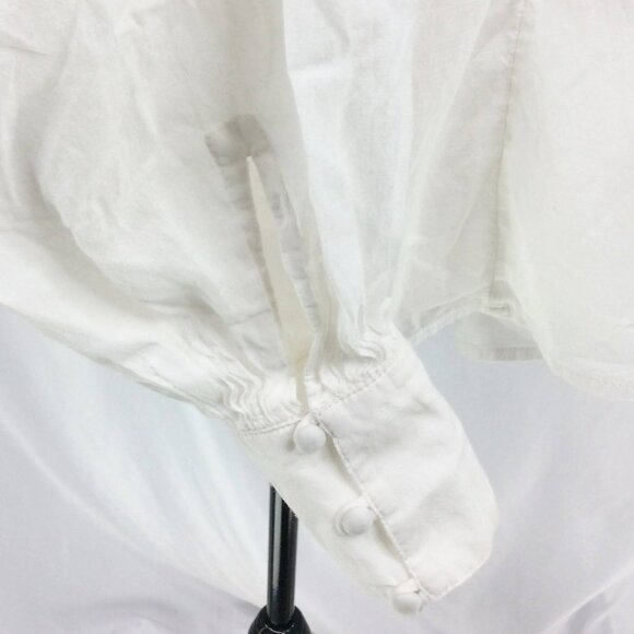 Free People Have It My Way Blouse Womens Size Small Beaded Embroidered Flowy - Picture 7 of 13